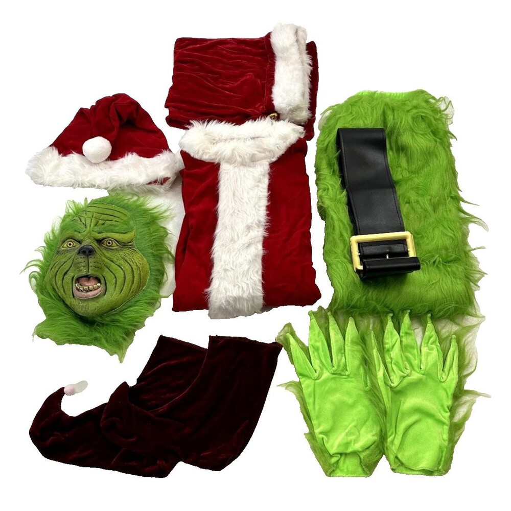 Fuzzyā Green Christmas Character Costume, Size Large